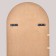 Wall mirror "White Rubin", in the oval case, 110x45 cm