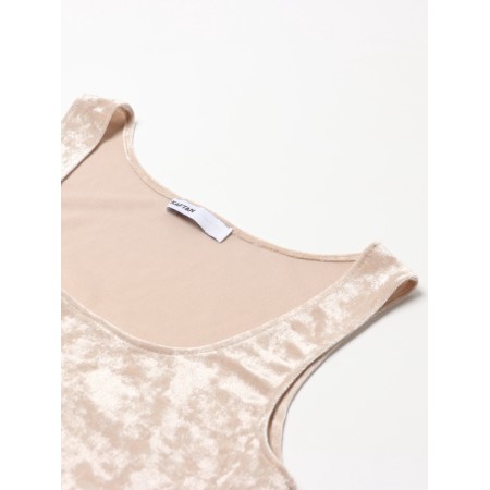 TOP female KAFTAN VELVET 48-50, beige-9