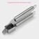 Press for garlic shares "metallic", 19.5 cm, silver color