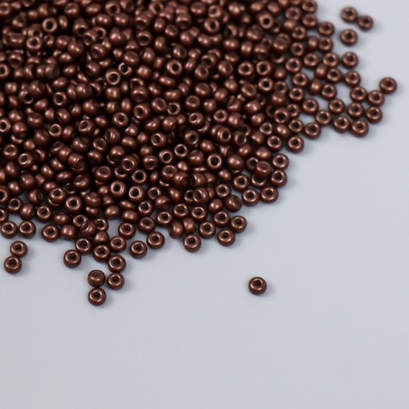 Glass beads 12/0 "gray-brown" 15 g