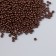 Glass beads 12/0 "gray-brown" 15 g