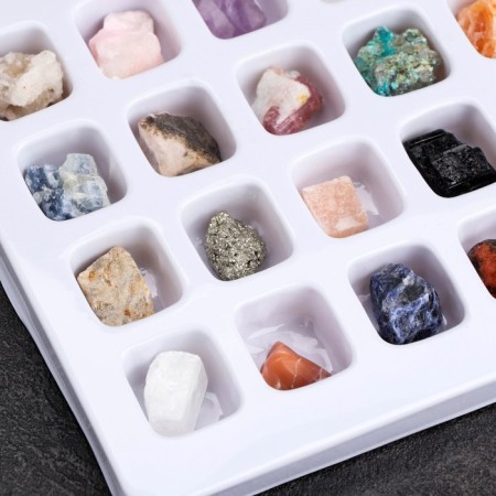 Collection of minerals, 20 pcs, 13x12 cm-3