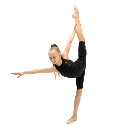 T-shirt for gymnastics and dancing Grace Dance, p. 36, black color-3