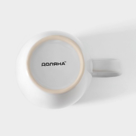 Mug ceramic shares "Classic", 680 ml, 14 × 10 × 12.6 cm, white color-4