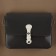 Bag button fastener 8 × 3 cm, white color