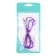 Audio Luazon, Jack 3.5 mm (M) -Jack 3.5 mm (M), transparent braid, 1 m, purple