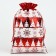 Boach Gift brocade "New Year ornament", red, 20 x 30 cm, new year