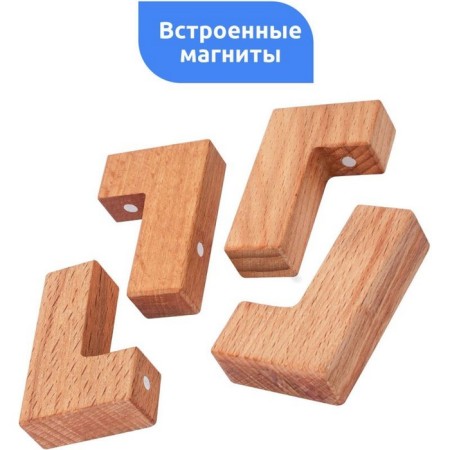 Magnetic puzzle according to the early development system "Goose"-4