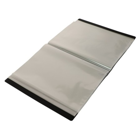Folder with 100 A4 inserts, 700 μm, Calligrata Deluxe, 40 mm, in the box, red-2
