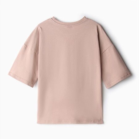 Children's Minaku T -shirt, beige color, height 140 cm-11