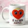 Sublimation mug "I am 98% angel..." 320 ml, with application