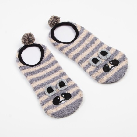 Women's socks Minaku with stoppers "Enotik", river 36-39