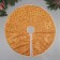 Polyanka under the Christmas tree "Shine of stars" 86 cm, gold