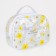 Lightning cosmetic bag, white/yellow color