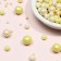 Sprinking confectionery "pearls", yellow, silver, 50 g