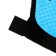 The glove for wool on the left hand made of neoprene with elongated cloves, light blue
