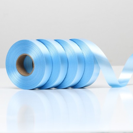 Tape for decor and gifts, blue 2 cm x 45 m