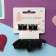 Hair Set "Zeadnitsa" (12 elastic bands 2 cm, 4 crab) ears, black