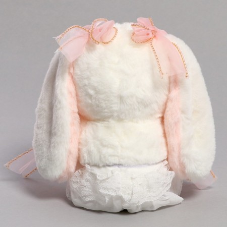 Soft toy "Bunny" with a pink bow, 20 cm-2