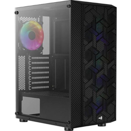 Aerocool Hive-G-BK-V2 case, without PSU, ATX, MIDI-Tower, Black