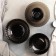 Table Glass Ocean Eclipse, 31 object, brown color