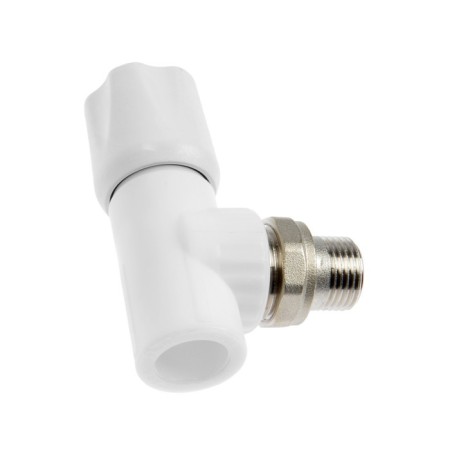 Polypropylene valve valfex, d = 20 x 1/2 ", radiator, corner-1