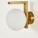 Arcata wall lamp 130 mm, 160 mm, G9 28W
