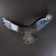 Suspending decor "Eagle flying" 32x53cm