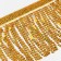 Braid with sequins "fringe", with holography, d = 6 mm, 17 ± 1 cm, 4.5 ± 0.5 m, golden color