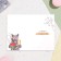 Postcard "With wishes to shit with happiness!" Cat with caviar, A5