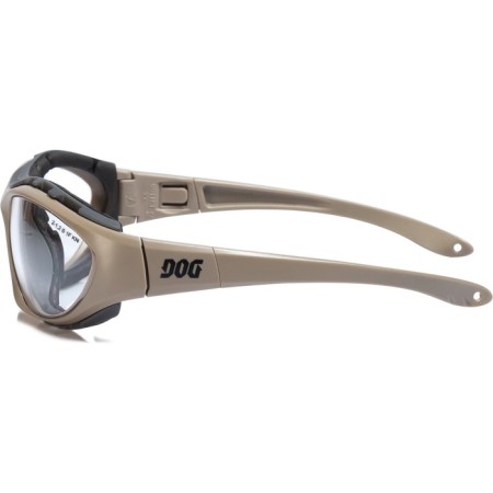 Open glasses DOG Expert 2103 transparent, scratching and fogging-3