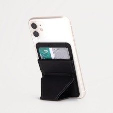 Cartholder on the phone, black color