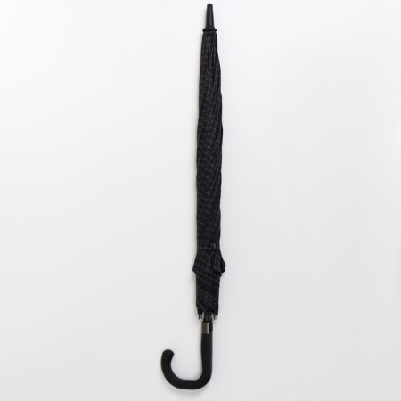 Umbrella - a semiautomatic “cage” cane, 8 knitting needles, r = 59 cm, black color-7