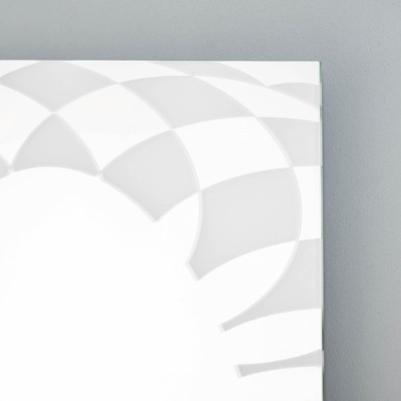 Mirror, wall -mounted, with sandblasting graphics, 80 × 50 cm-1