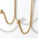 Decorative hooks "Fogger" gold 19.5x29 cm