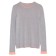 Female jumper in a rut with ruffles CONTE ELEGANT, size M, color Light Grey-Peach