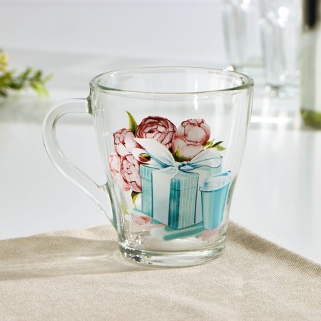Glass mug "Grace. Fashionable things ", 250 ml-3