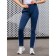 Women's pants, size 46, blue, white color