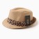 Women's hat minku "Leopard", size 56-58, brown color