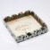 Box for confectionery products with PVC "New Year", 13 x 13 x 3 cm, New Year