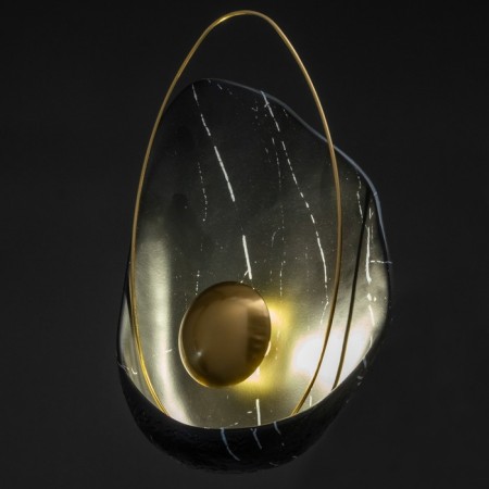 Sconces 2471/1 LED 5W black and gold 27x27x37 cm-2