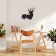 Decoration wall -mounted for the interior, panel on a wall of wood "deer", 37 x 36 cm
