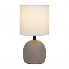 RIVOLI SHERON 1CHA14, 40 W Cramics Board lamp with a lampshade