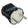Electric fork Universal A0113, without grounding, 6 A, 250 V, euros, black