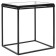 MAYEN FROSTED coffee table, 500 × 410 × 530 mm, black color