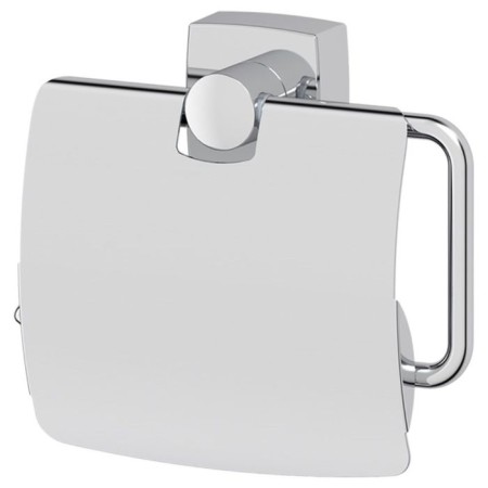 Toilet paper holder with a lid, chrome, fbs