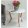 Commerce table Beautystyle 15, 650x650x510, White/Buke