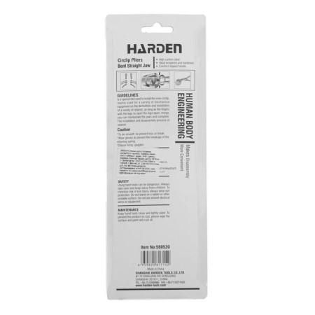Harden 560520 locking rings puller, internal, curved lips, 215 mm-2