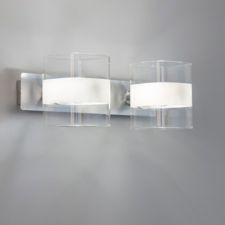 Sconces Citilux "Virta" CL139320, 32x10 cm, 2x60W, E14, color gray color-14