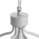 Jil chandelier 5xe14 40w is white 57x57x42-100 cm Bayerlux